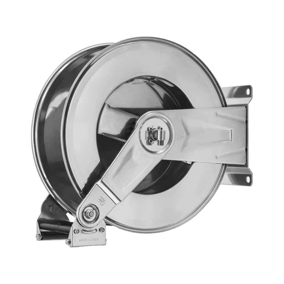 25 Metre Stainless Steel Retractable High Pressure Hose Reel